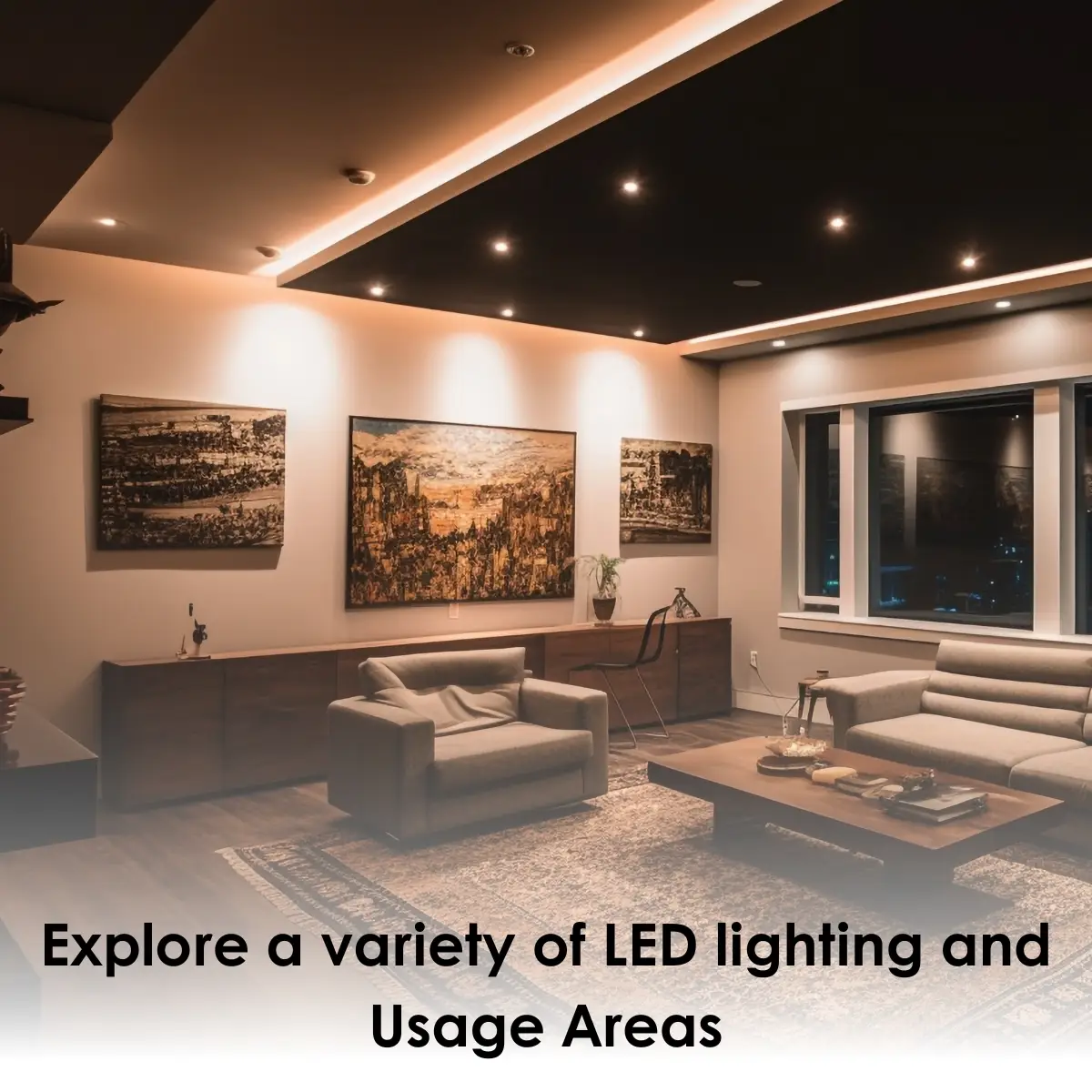 Explore a variety of LED lighting and Usage Areas